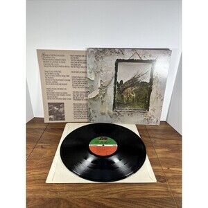 Vintage 1971 Led Zeppelin  Untitled ZOSO Atlantic #SD-19129 Vinyl LP  Execllent
